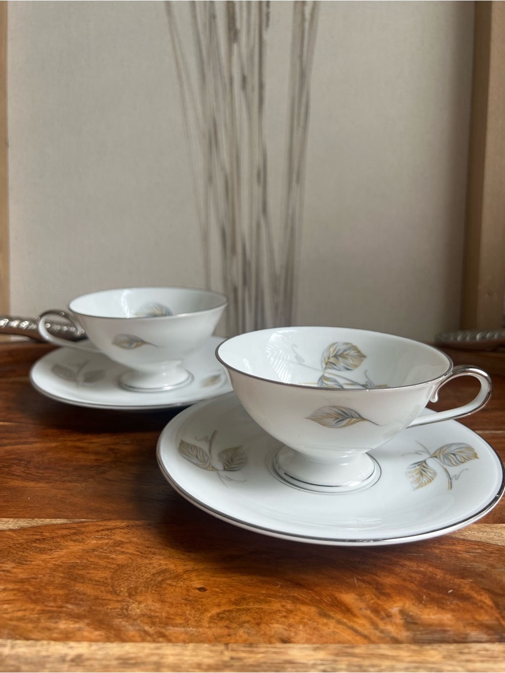 Vintage Mid-Century Normandy pattern by Edelstein Bavaria (set of 2)